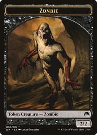 Zombie Token - Magic Origins - Magic: The Gathering card