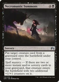 Necromantic Summons - Magic Origins - Magic: The Gathering card