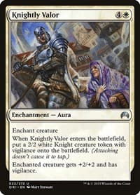 Knightly Valor - Magic Origins - Magic: The Gathering card
