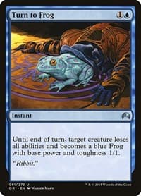 Turn to Frog - Magic Origins - Magic: The Gathering card