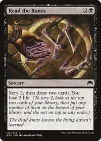 Read the Bones - Magic Origins - Magic: The Gathering card
