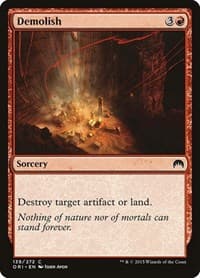 Demolish - Magic Origins - Magic: The Gathering card