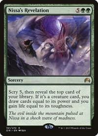Nissa's Revelation - Magic Origins - Magic: The Gathering card