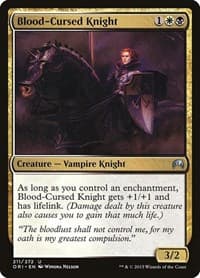 Blood-Cursed Knight - Magic Origins - Magic: The Gathering card