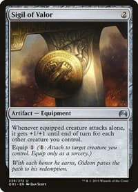 Sigil of Valor - Magic Origins - Magic: The Gathering card