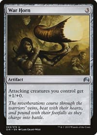 War Horn - Magic Origins - Magic: The Gathering card