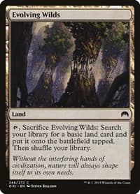 Evolving Wilds - Magic Origins - Magic: The Gathering card