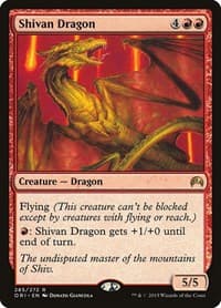 Shivan Dragon - Magic Origins - Magic: The Gathering card