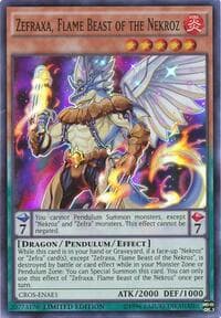 Zefraxa, Flame Beast of the Nekroz - Crossed Souls: Advanced Edition - YuGiOh card