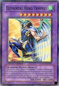 Elemental HERO Tempest - Mattel Action Figure Promos: Series 2 - YuGiOh card