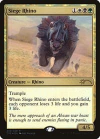 Siege Rhino - Unique and Miscellaneous Promos - Magic: The Gathering card