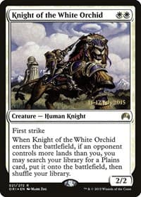Knight of the White Orchid - Prerelease Cards - Magic: The Gathering card
