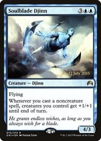 Soulblade Djinn - Prerelease Cards - Magic: The Gathering card