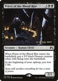 Priest of the Blood Rite - Prerelease Cards - Magic: The Gathering card