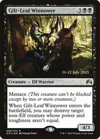 Gilt-Leaf Winnower - Prerelease Cards - Magic: The Gathering card