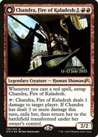 Chandra, Fire of Kaladesh - Prerelease Cards - Magic: The Gathering card