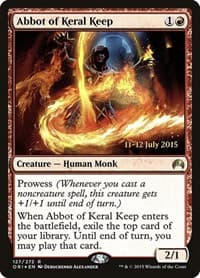 Abbot of Keral Keep - Prerelease Cards - Magic: The Gathering card
