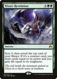 Nissa's Revelation - Prerelease Cards - Magic: The Gathering card
