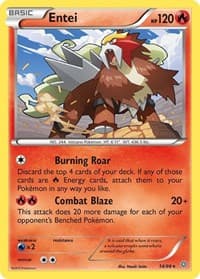 Entei (14) - XY - Ancient Origins - Pokemon card