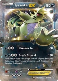 Tyranitar EX - XY - Ancient Origins - Pokemon card