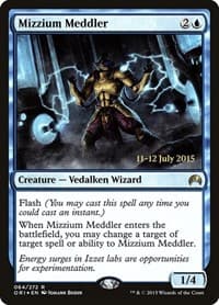 Mizzium Meddler - Prerelease Cards - Magic: The Gathering card