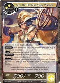 Zero, the Flashing Mage-Warrior - The Millennia of Ages - Force of Will card