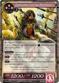 Susanowo, the Ten-Fist Sword - The Millennia of Ages - Force of Will card
