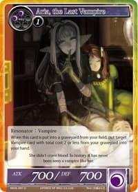 Aria, the Last Vampire - The Millennia of Ages - Force of Will card