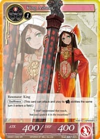 King Ashoka (SR) - Vingolf -Engage Knights- - Force of Will card