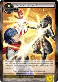 Accede the Light - The Moon Priestess Returns - Force of Will card