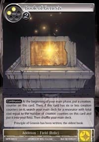 Book of Genesis - The Moon Priestess Returns - Force of Will card