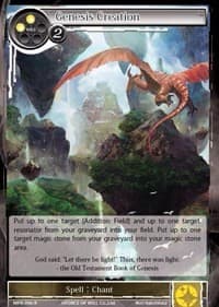 Genesis Creation - The Moon Priestess Returns - Force of Will card