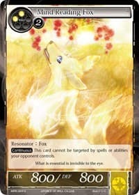 Mind Reading Fox - The Moon Priestess Returns - Force of Will card