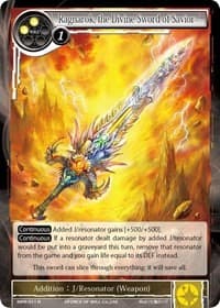 Ragnarok, the Divine Sword of Savior - The Moon Priestess Returns - Force of Will card