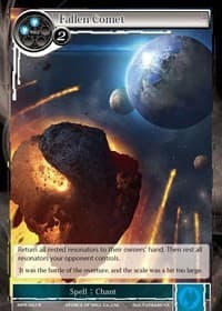 Fallen Comet - The Moon Priestess Returns - Force of Will card