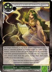 Stories Told in 1001 Nights - The Moon Priestess Returns - Force of Will card