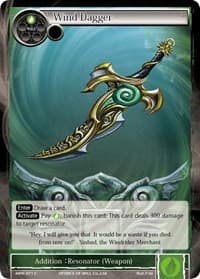 Wind Dagger - The Moon Priestess Returns - Force of Will card