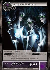 Acolyte of Darkness - The Moon Priestess Returns - Force of Will card