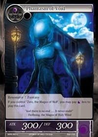 Phantasm of Void - The Moon Priestess Returns - Force of Will card