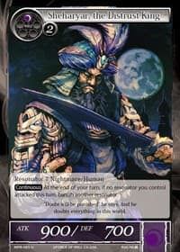 Sheharyar, the Distrust King - The Moon Priestess Returns - Force of Will card