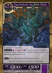 Yog-Sothoth, the Dark Myth - The Moon Priestess Returns - Force of Will card