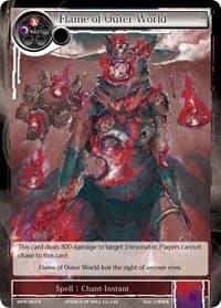 Flame of Outer World - The Moon Priestess Returns - Force of Will card