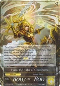 Faria, the Sacred Queen // Faria, the Ruler of God Sword - Dual Deck: Faria & Melgis - Force of Will card