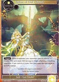 Justice of God's Sword - Dual Deck: Faria & Melgis - Force of Will card