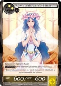 Caterina, the Saint of Fantasy - The Castle and The Two Towers - Force of Will card
