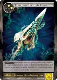 Longinus, the Holy Lance - The Castle and The Two Towers - Force of Will card