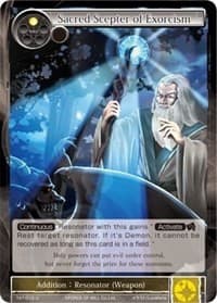Sacred Scepter of Exorcism - The Castle and The Two Towers - Force of Will card