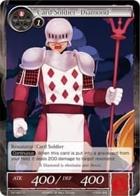 Card Soldier "Diamond" - The Castle and The Two Towers - Force of Will card