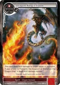 Dragon King's Flame - The Castle and The Two Towers - Force of Will card