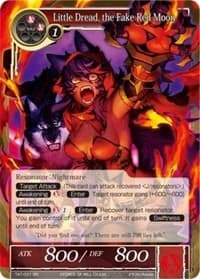 Little Dread, the Fake Red Moon - The Castle and The Two Towers - Force of Will card